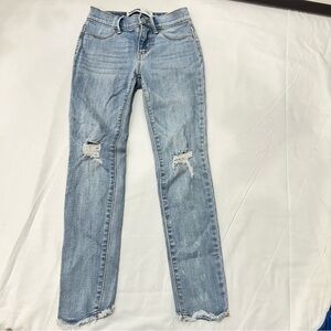 Old Navy Girls Light Blue Ballerina Skinny leggings.